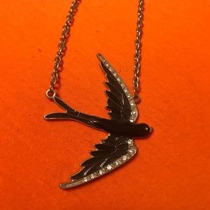 Vintage bird necklace